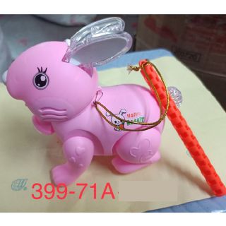 Đồ chơi trẻ em con thỏ chạy pin phát nhạc và có đèn led lấp lánh