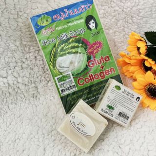 Xà Phòng Cám Gạo Thái Lan Jam Rice Milk Soap Chính Hãng Giá Rẻ (Lốc 12 Cục) giá sỉ
