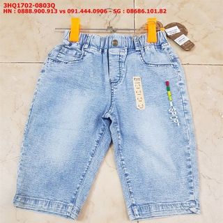 💖SỈ VKIDS💖 Quần jean bé trai, lửng, size nhỡ, màu xanh nhạt, size 4-9, ri6 - 3HQ1702-0803Q_09451907_sg1 giá sỉ