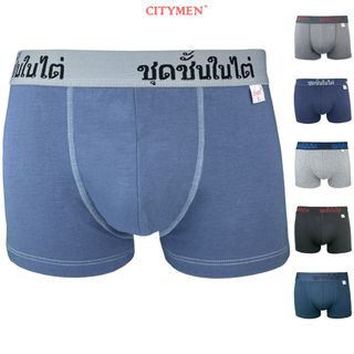 Quần Lót Nam Boxer Vải Cotton 4 Chiều Lưng Dệt Chữ Thái Lan - Xưởng May - Bán Sỉ