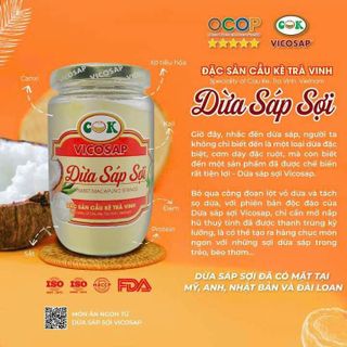 DỪA SÁP SỢI NGUYÊN CHẤT - Đặc sản Trà Vinh