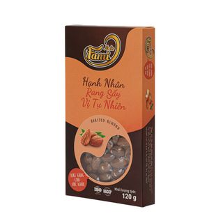 Hạnh Nhân Rang Sấy Vị Tự Nhiên Faminuts Hộp Giấy 120g