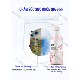 Chai Vệ Sinh Toilet Hoa Anh Đào Dạng Xịt
