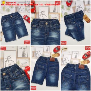 💖SỈ VKIDS💖 Quần jean lửng bé trai, co giãn, màu xanh đậm, size bé 3-10, ri8 - XQ0014-A1_09061907_sg1 giá sỉ