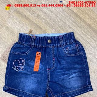 💖SỈ VKIDS💖 Quần jean đùi bé gái, size nhỡ 4-9, ri6 - 3HQ1402-0759Q_14451907_sg1 giá sỉ