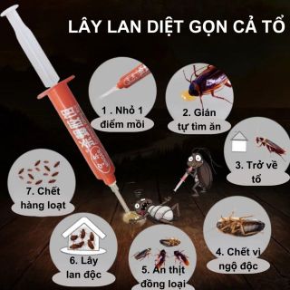 Tuýp gel diệt gián NR 10G diệt gián siêu hiệu quả, giá tốt cho sỉ