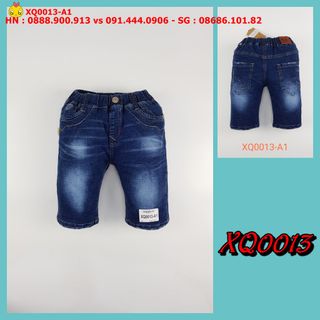 💖SỈ VKIDS💖 Quần jean lửng bé trai, co giãn, mài đùi, màu xanh đậm, size to 11-18, ri8 - XQ0013-A1_08531907_sg1 giá sỉ