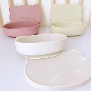 Khay silicon gấu cho bé