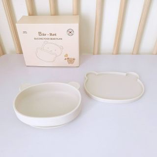 Khay silicon gấu cho bé