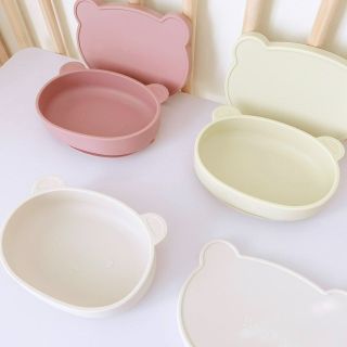 Khay silicon gấu cho bé