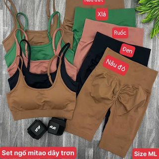 Set dệt ngố mitao dây trơn mới nhất 2023 Thể Thao Siêu Đẹp Giá Sỉ,