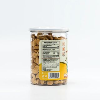 Hạt Điều Rang Không Muối Faminuts Hũ Nắp Nhôm 300G