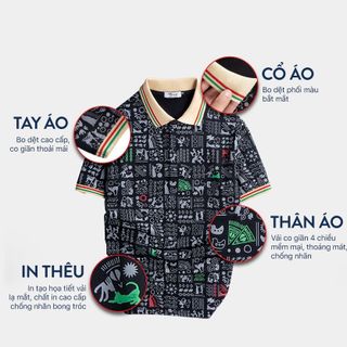 ÁO THUN CỔ BẺ THIẾT KẾ CAO CẤP POLO FOX MAN - THỜI TRANG HC