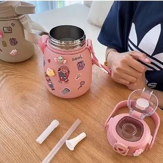 BÌNH GIỮ NHIỆT 900ML HỌC SINH KÈM STICKE