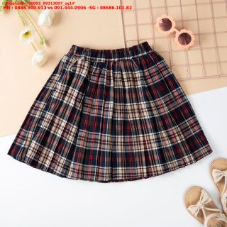 ☘️Hàng sỉ HN☘️ Chân váy kẻ dập ly bé gái, size 2t-7t, chất dạ mỏng, có quần chip đùi, top1oder_00003_09312007_sg1 giá sỉ