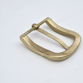Mặt khoá dây nịt nam DKK-063 | Đầu khoá xỏ kim bảng 4F vàng đồng góc bầu thời trang