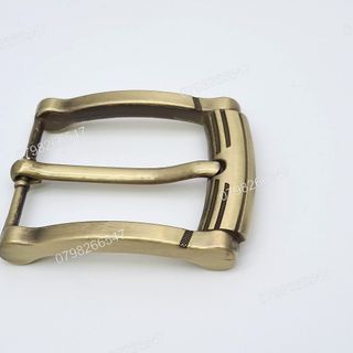 Đầu khoá dây nịt nam DKK-065 | Mặt khoá xỏ kim bảng 4F vàng đồng hoạ tiết đơn giản mà tinh tế giá sỉ