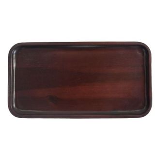 KHAY GỖ TRÀM HÌNH CHỮ NHẬT MÀU ÓC CHÓ