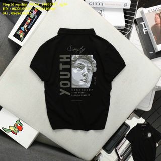 💖Hàng sỉ SG💖 Áo bé trai cổ trụ thun cotton cao cấp, size 4-xxl, top1dropship_00264_14002007_sg3 giá sỉ