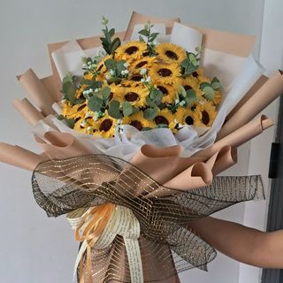 Bó hoa hướng dương sáp, bó hoa hướng dương đẹp tặng mọi dịp