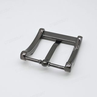 Đầu khoá dây nịt nam DKK-069 | Mặt khoá xỏ kim bảng 4F màu xám truyền thống kèm hoạ tiết hiện đại nổi bật