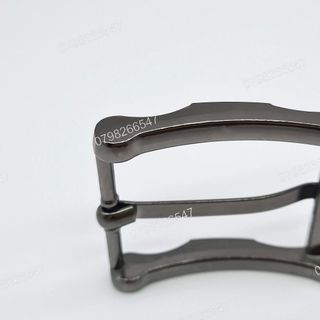 Đầu khoá dây nịt nam DKK-069 | Mặt khoá xỏ kim bảng 4F màu xám truyền thống kèm hoạ tiết hiện đại nổi bật
