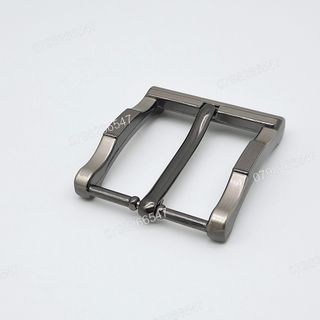 Đầu khoá dây nịt nam DKK-069 | Mặt khoá xỏ kim bảng 4F màu xám truyền thống kèm hoạ tiết hiện đại nổi bật