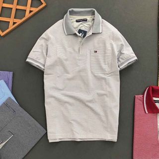 ÁO THUN KẺ SỌC TÔM TÚI COTTON CAO CẤP - THỜI TRANG HC