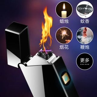 Bật Lửa USB Sạc Điện Plasma Bật Lửa Điện Thông Minh ARC Lighter Tạo 4 Tia Plasma Công Suất Cao