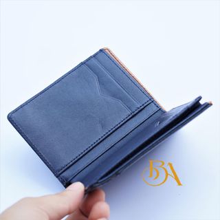 VÍ DA BÒ NHẬP KHẨU PHỐI MÀU. VÍ NAM DA THẬT DÁNG ĐỨNG M016