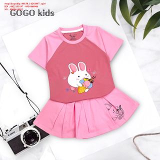 💖Hàng sỉ SG💖 bộ bé gái váy thun cotton 4 chiều hình gấu, size 2-15, top1dropship_00158_14272007_sg3 giá sỉ