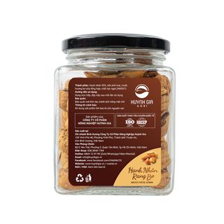 Hạnh Nhân Rang Bơ Còn Vỏ Faminuts Hũ Thủy Tinh 200g