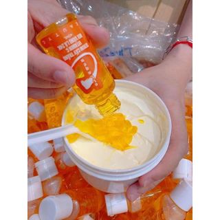 Serum cấy trắng vitamin C mix vàng lá 24K dùng để trộn kem body tăng độ trắng gấp 10 lần giá sỉ
