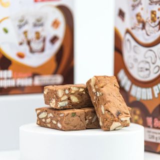 Kẹo Hạnh Phúc (Nougat) Faminuts Hộp Giấy 64g - Vị Socola