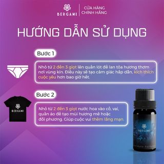 Nước Hoa Vùng Kín Nam Bergami Chocolate Hương Thơm Nam Tính 10ml/chai