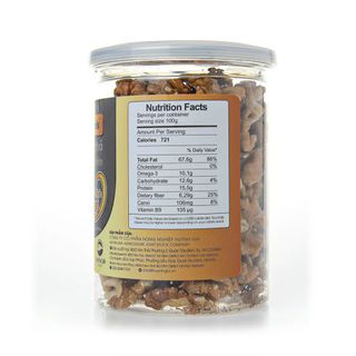 Nhân Hạt Óc Chó Vị Tự Nhiên Faminuts Lon Giấy 200g