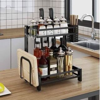 KỆ GIA VỊ 2 TẦNG ĐA NĂNG CAO CẤP ( SƠN TỈNH ĐIỆN)