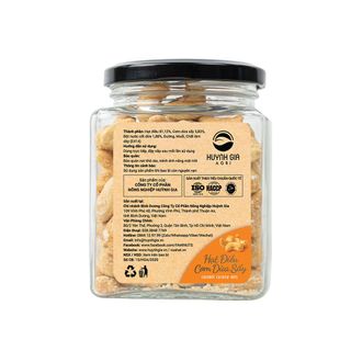 Hạt Điều Cơm Dừa Sấy Faminuts Hũ Thủy Tinh 250g