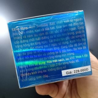 Kem Sun Today Nám, Tàn Nhang, Đồi Mồi, Chống Nhăn, Chống Lão Hóa, Dưỡng Da 12 In 1 20g - Helena Cosmetics