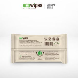 Khăn ướt vải sợi tre Eco Bambo 20 tờ