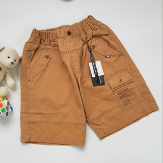 ☘️SỈ VKIDS☘️ Quần short kaki túi hộp, bé trai, đũi trơn, màu nâu bò, size đại 25t-29t , ri5 - XQ0093-A1_14552107_sg2 giá sỉ