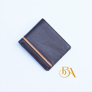 VÍ DA BÒ NHẬP KHẨU MÀU NÂU. VÍ NAM DA THẬT DÁNG NGANG M021