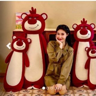 GỐI ÔM GẤU DÂU LOTSO 70CM DỄ THƯƠNG