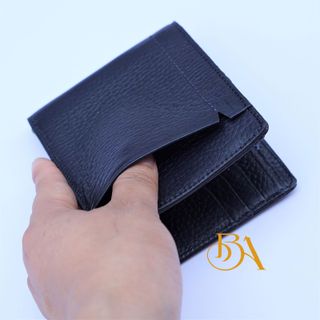 VÍ DA BÒ MILLED. VÍ DA BÒ VÂN HẠT. VÍ DA BÒ NAM. VÍ NAM DÁNG NGANG M024