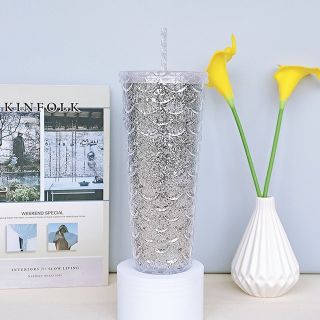 Ly Giữ Nhiệt Vẫy Cá Ống Kim Cương Galaxy Cực Chuẩn ( In LoGo Theo Yêu Cầu )