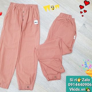 ☘️SỈ VKIDS☘️ Quần kaki, bé trai, dài bo gấu, gắn logo ở túi, màu đen, size 10-16, ri7 -  YQ0014-A1_16292107_sg1 giá sỉ