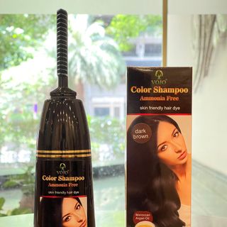 Vojo lược nhuộm phủ bạc thông minh (nâu đen tự nhiên) Chính hãng