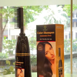Vojo lược nhuộm phủ bạc thông minh (nâu đen tự nhiên) Chính hãng giá sỉ