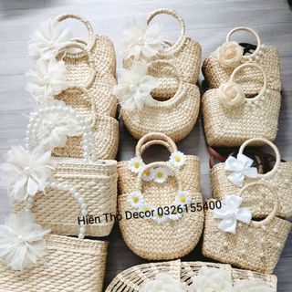 Túi cói giá sỉ siêu hot sll