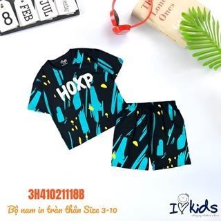 ☘️SỈ VKIDS☘️ Bộ bé trai, cộc tay, in tràn thân, quần đùi, size 3t-10t - ri8 - 3H410021118B_15442107_sg1 giá sỉ